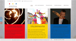 Desktop Screenshot of kleinkunst-micha.de
